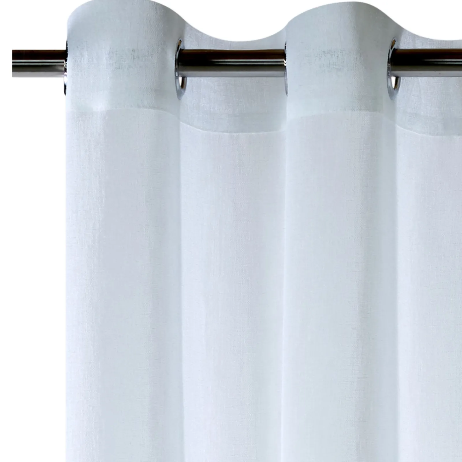 Sale Voilage WIFT coloris blanc 140 x 240 cm - 4MURS Voilages, Vitrages, Stores Et Accessoires|Rideaux