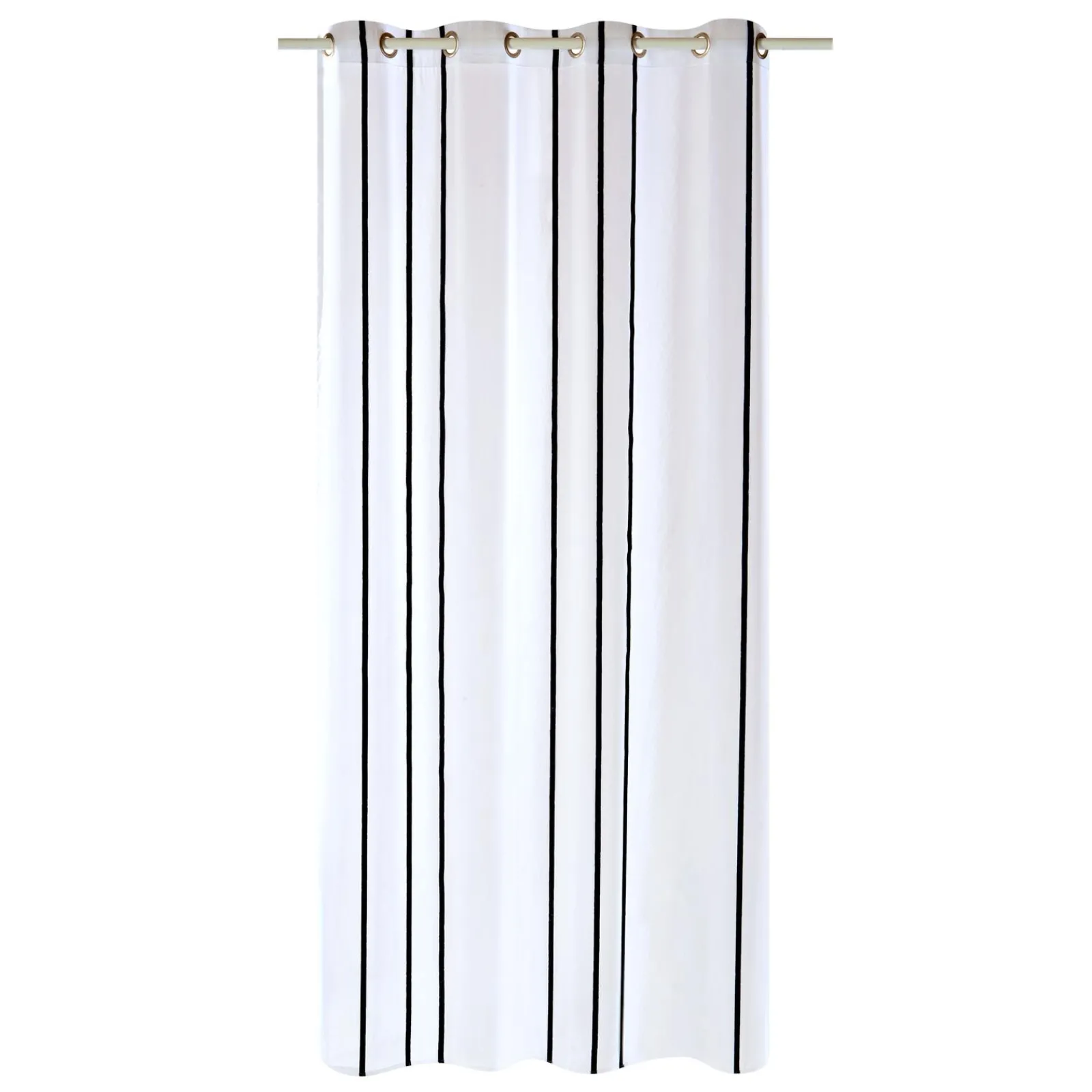 Discount Voilage YUNA coloris noir 140 x 260 cm - 4MURS Voilages, Vitrages, Stores Et Accessoires|Rideaux