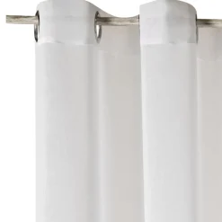 Online Voilage ZEPHYR coloris blanc 140 x 280 cm - 4MURS Voilages, Vitrages, Stores Et Accessoires|Rideaux