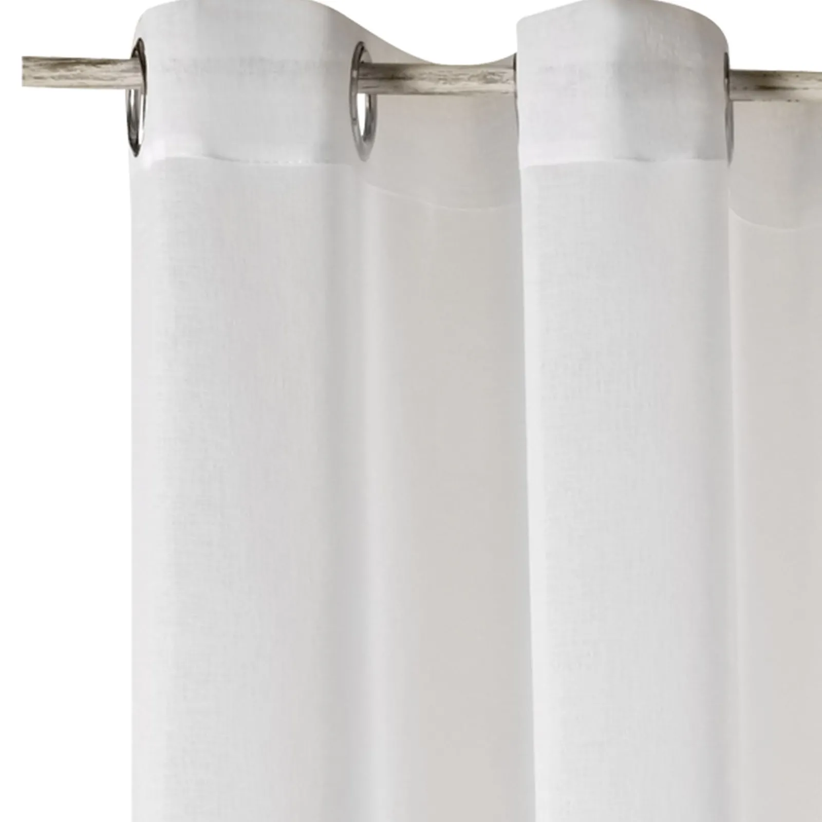 Online Voilage ZEPHYR coloris blanc 140 x 280 cm - 4MURS Voilages, Vitrages, Stores Et Accessoires|Rideaux