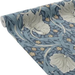 Discount Papier peint intissé PIMPERNEL bleu marine Papiers Peints