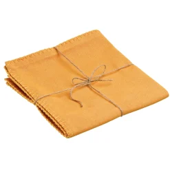 New Chemin de table DELIA jaune safran 45 x 170 cm - 4MURS Linge De Maison