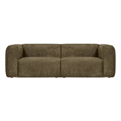 Clearance Canapé BEAN coloris VELVET MOSS 3 places - 4MURS Canapés