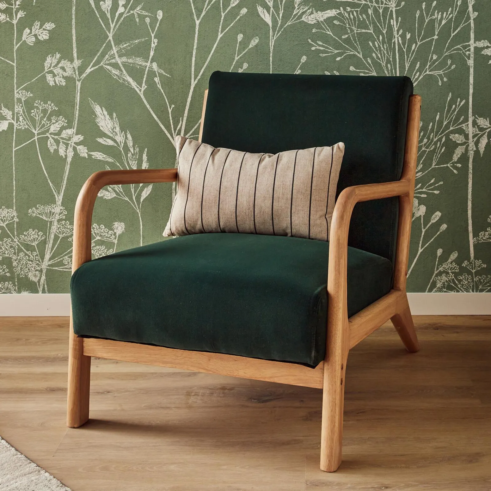 New Fauteuil MARK coloris vert sapin - 4MURS Fauteuils