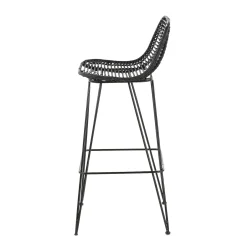New Tabouret de bar FRESH coloris noir - 4MURS Chaises Et Tabourets