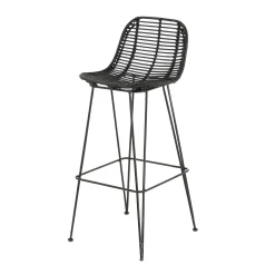 Hot Tabouret de plan de travail FRESH coloris noir - 4MURS Chaises Et Tabourets